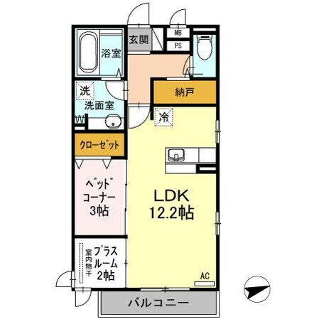 ノール　リヴィエール　トロワの物件間取画像